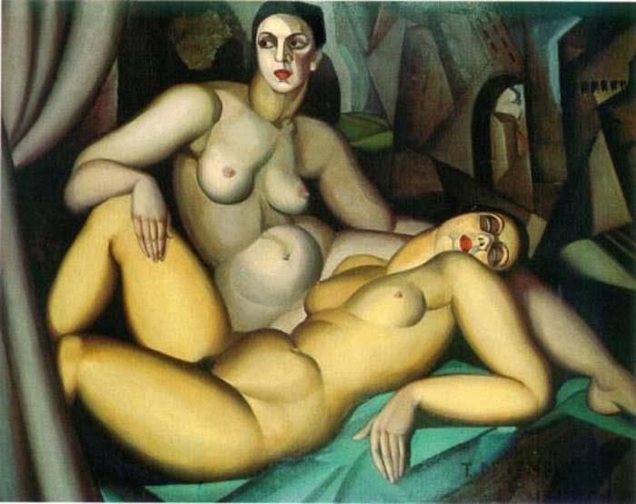 視点 1923 年 現代タマラ・デ・レンピッカ油絵
